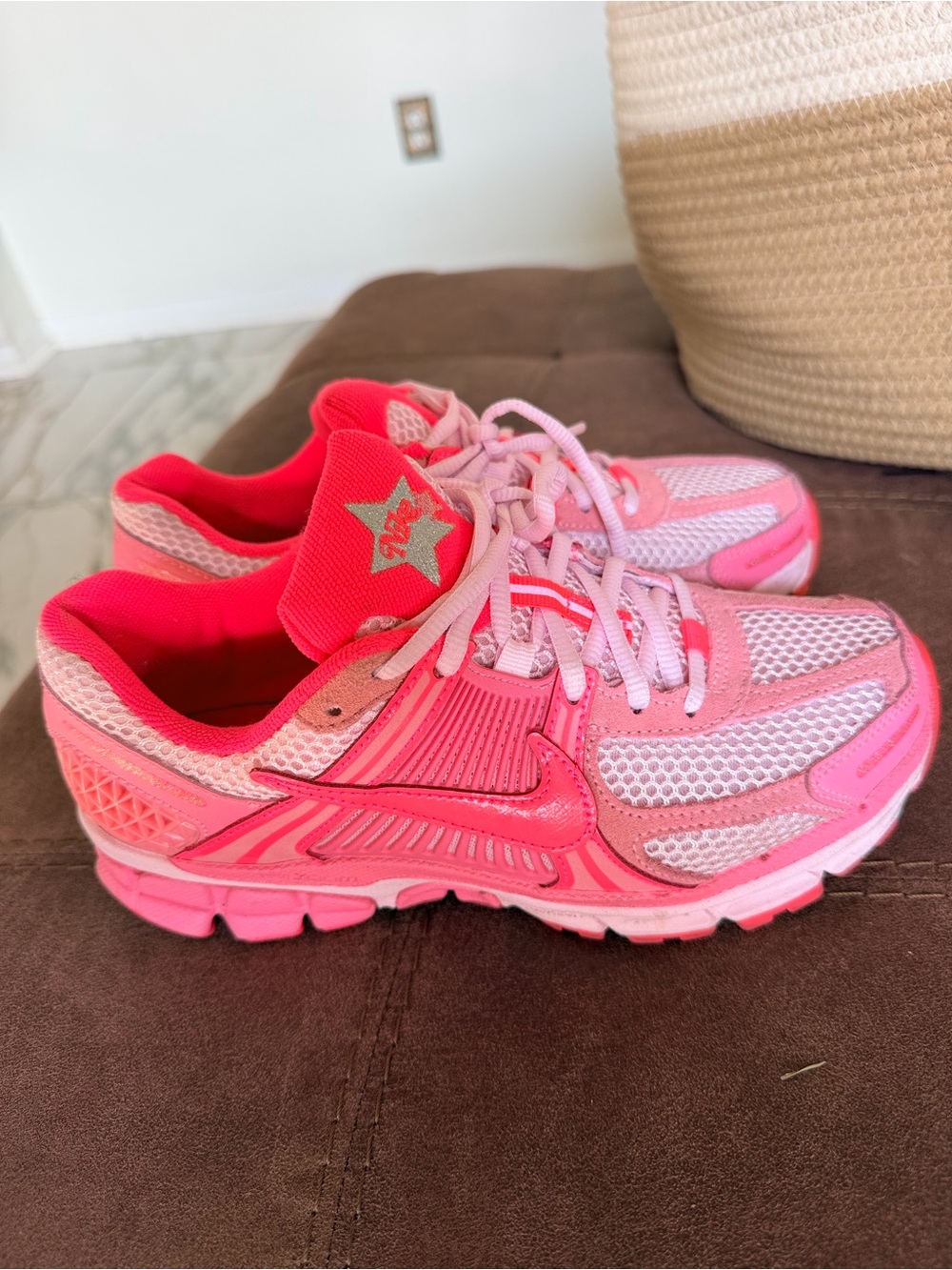 Nike Kids Pink Mesh Athletic Sneakers
